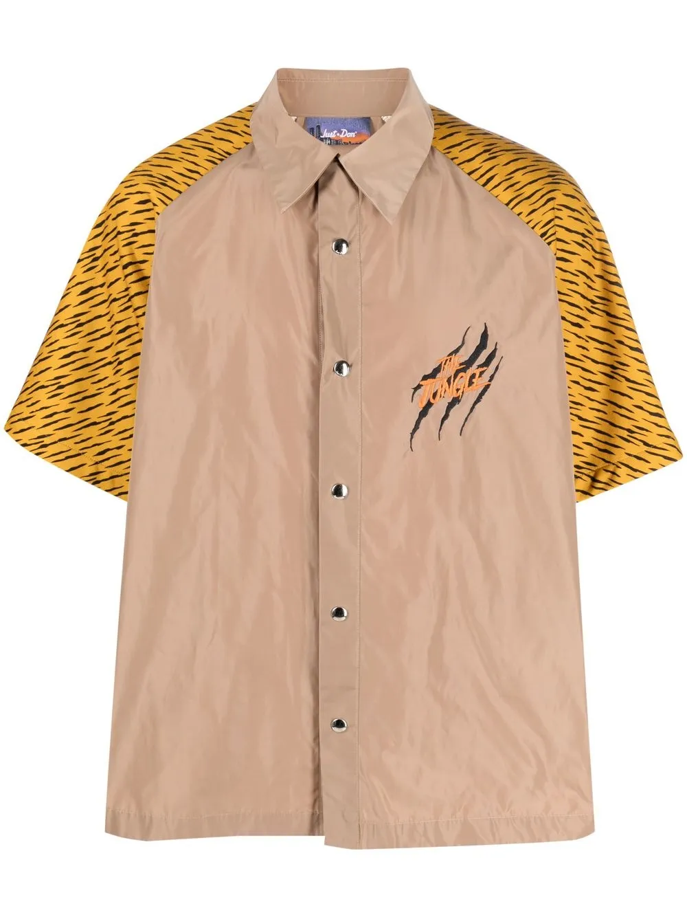 

Just Don camisa con tigre estampado - Neutro