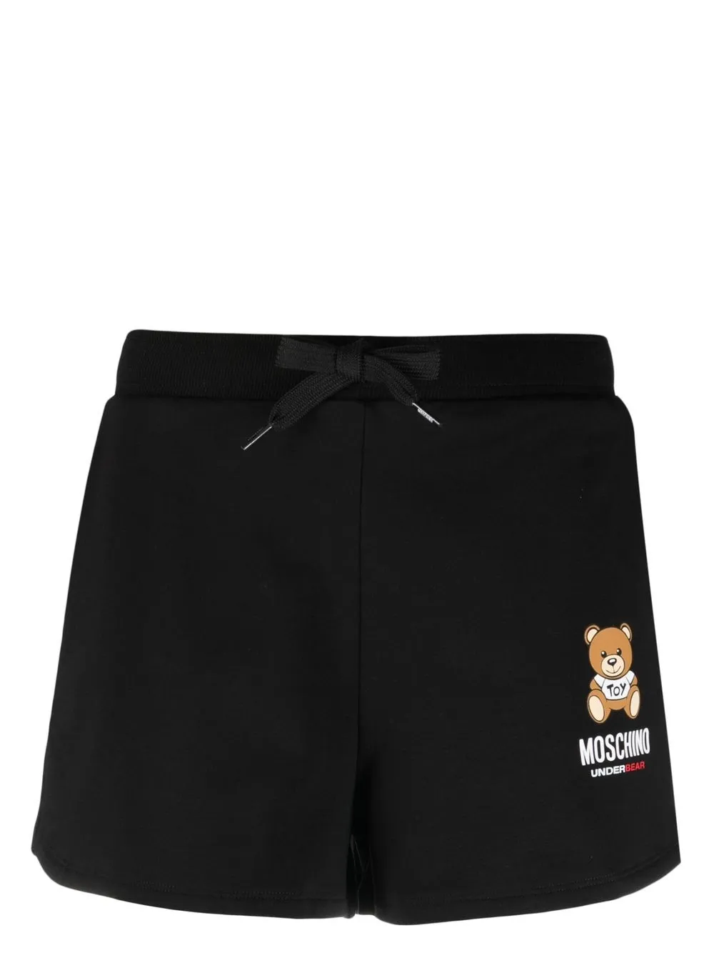 

Moschino Teddy Bear motif lounge shorts - Black