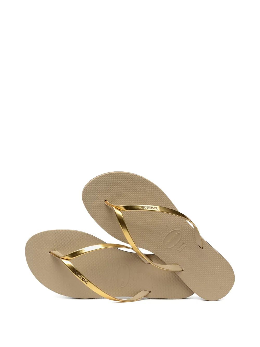 Havaianas logo-detail flip-flops Gold