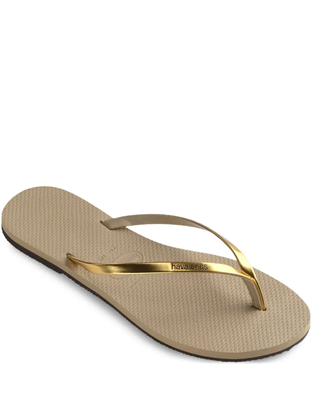 Havaianas logo-detail flip-flops Gold