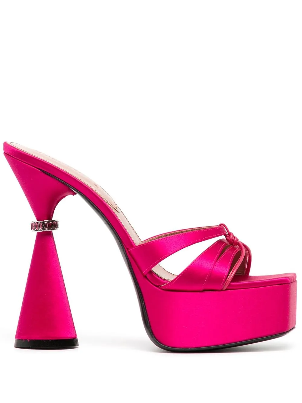 

DACCORI Sienna platform mules - Pink