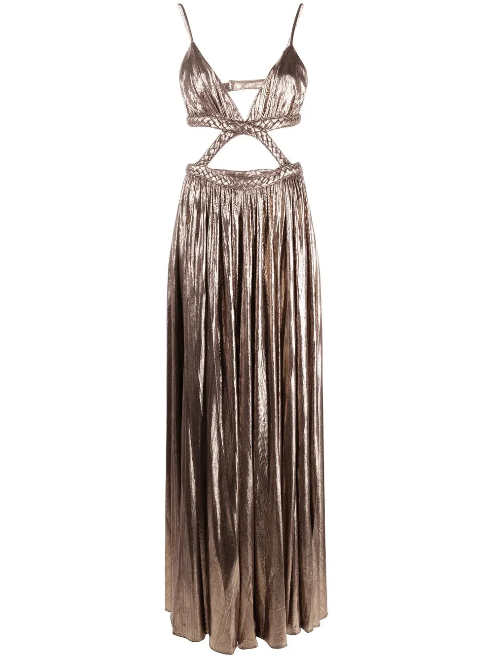 

Retrofete Jett metallic gown