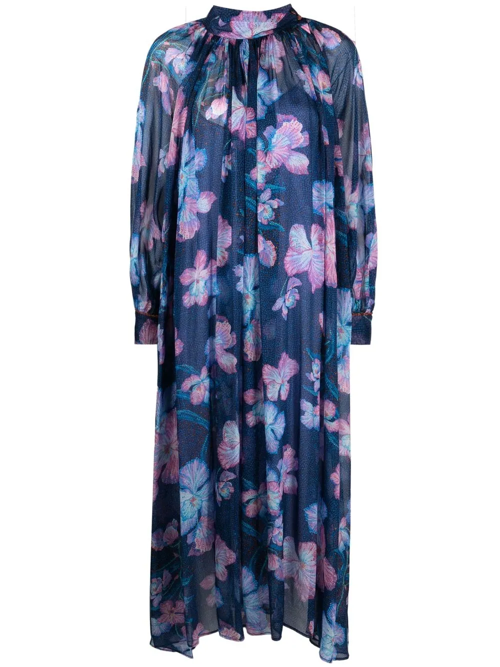 

Forte Forte vestido con estampado floral - Azul