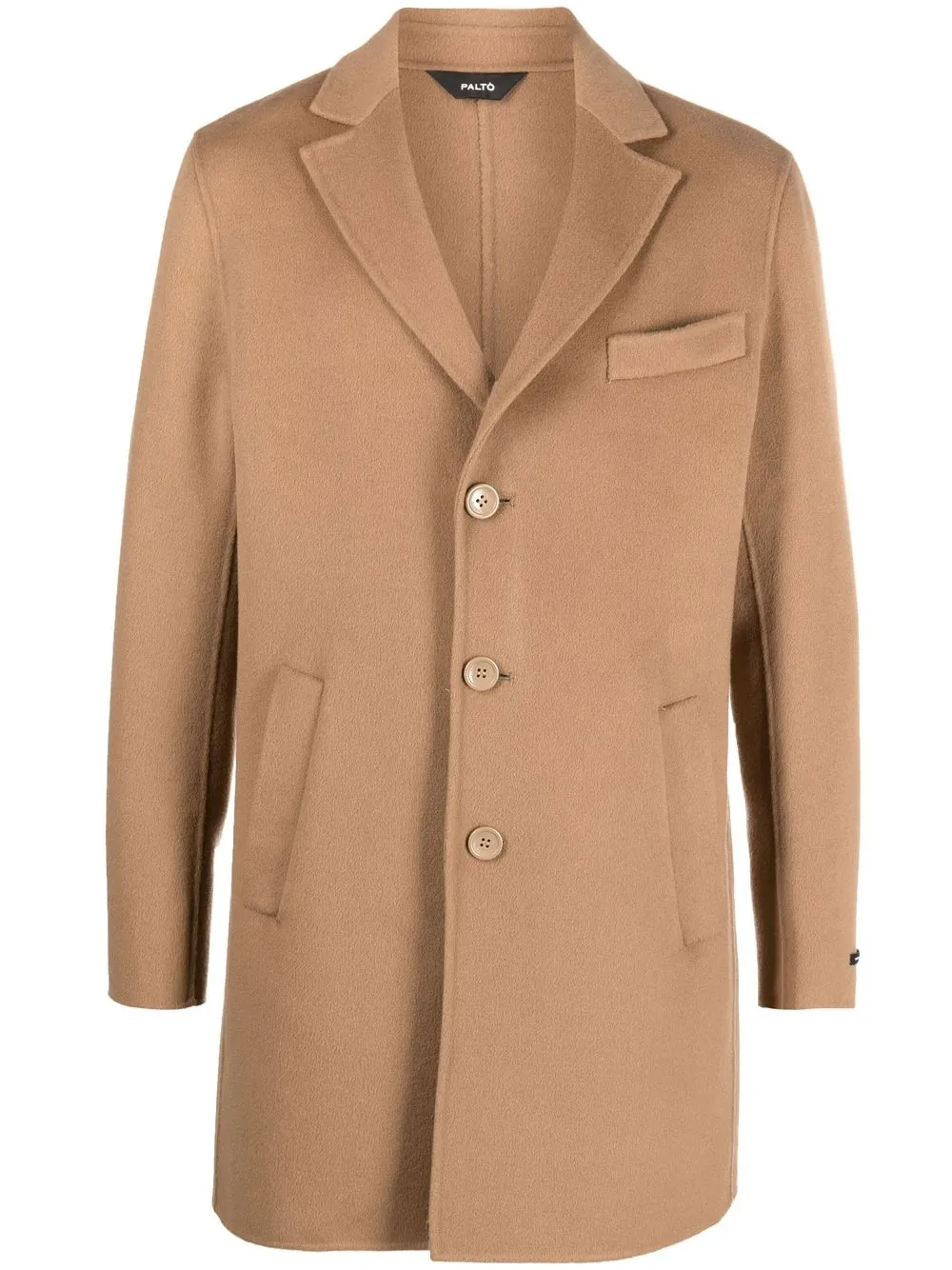 

Paltò single-breasted wool coat - Brown