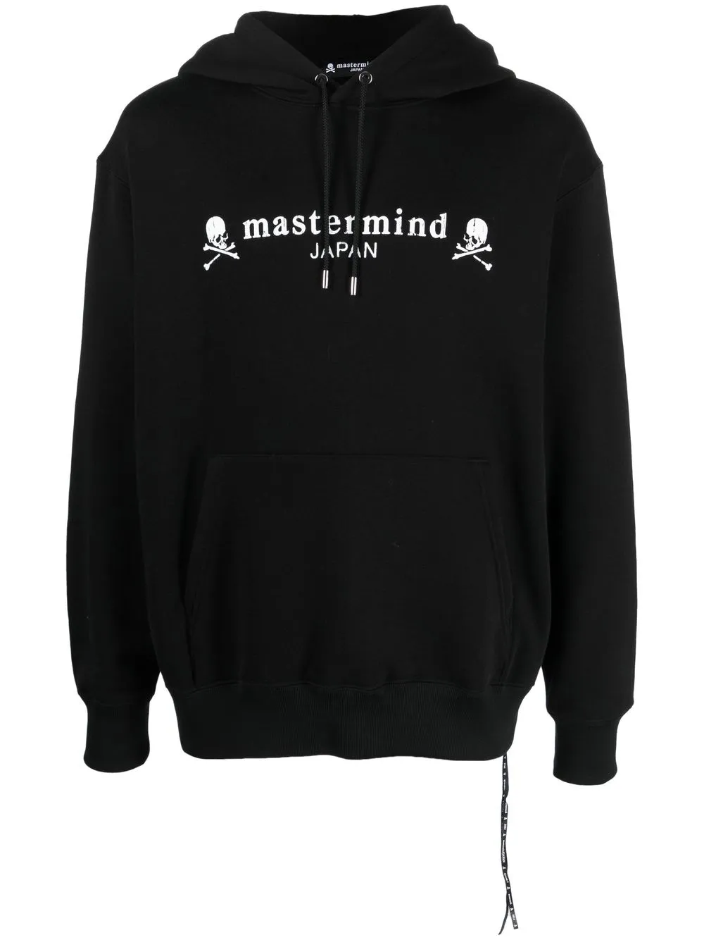 

Mastermind World logo-print drawstring hoodie - Black