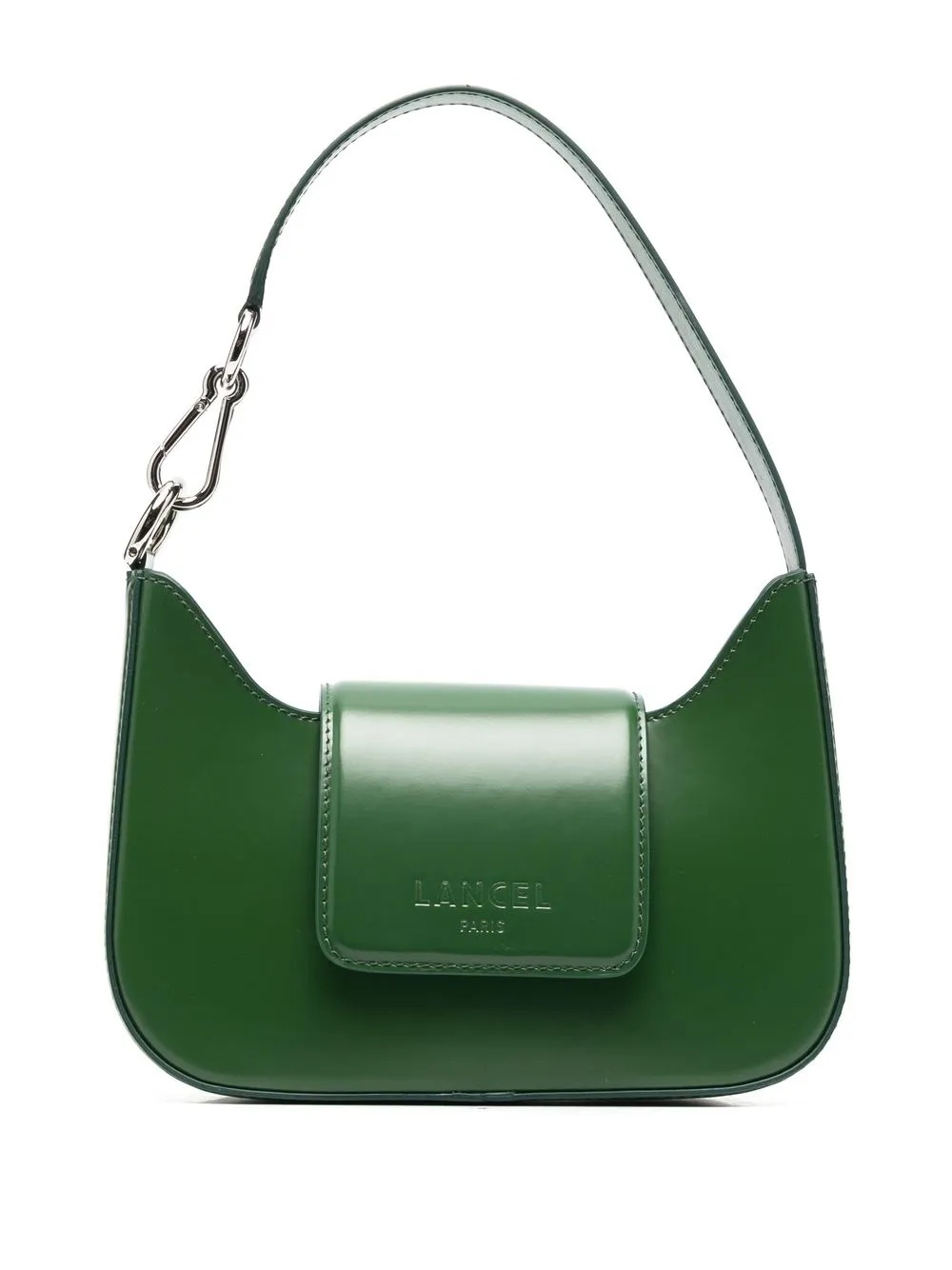 

Lancel bolsa de hombro con logo en relieve - Verde