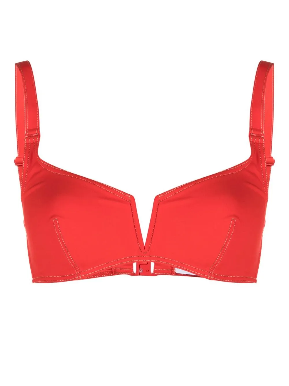 

La Perla top de bikini con copa completa - Rojo