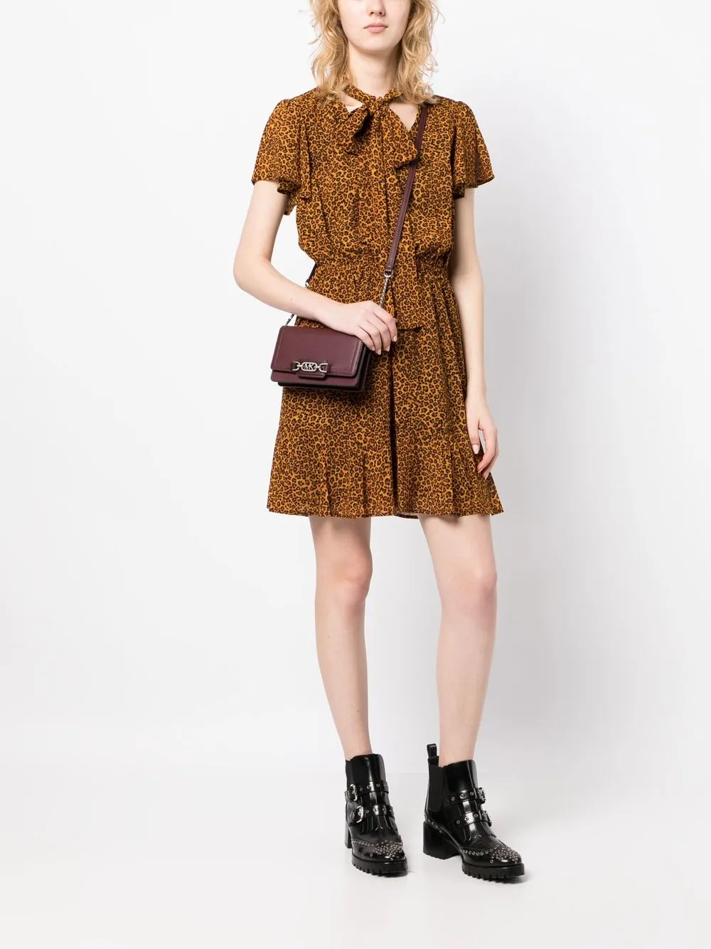 Michael Michael Kors Heather Leather Cross Body Bag Farfetch