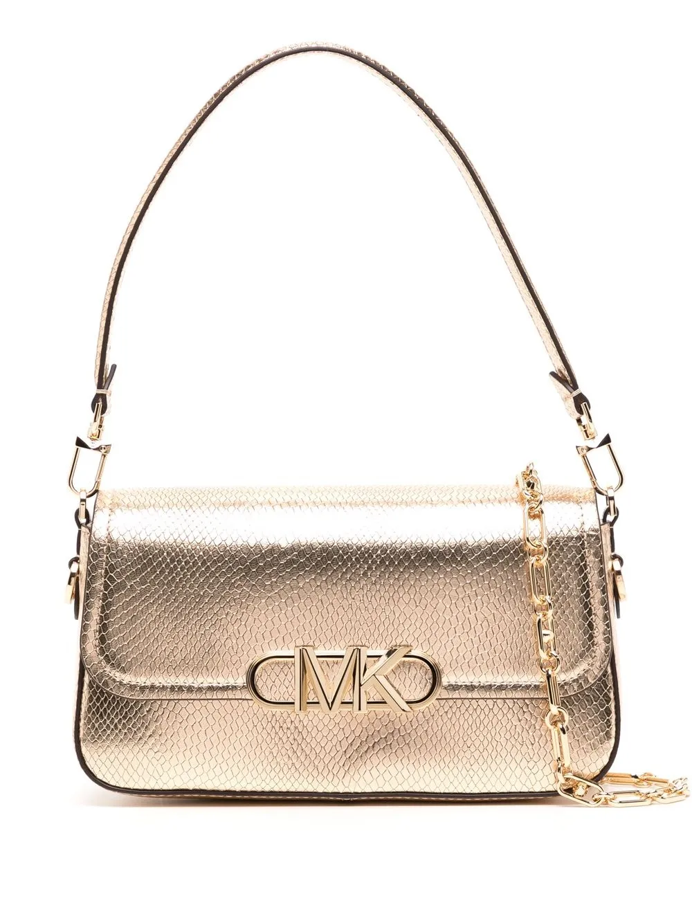 

Michael Michael Kors Parker leather shoulder bag - Gold