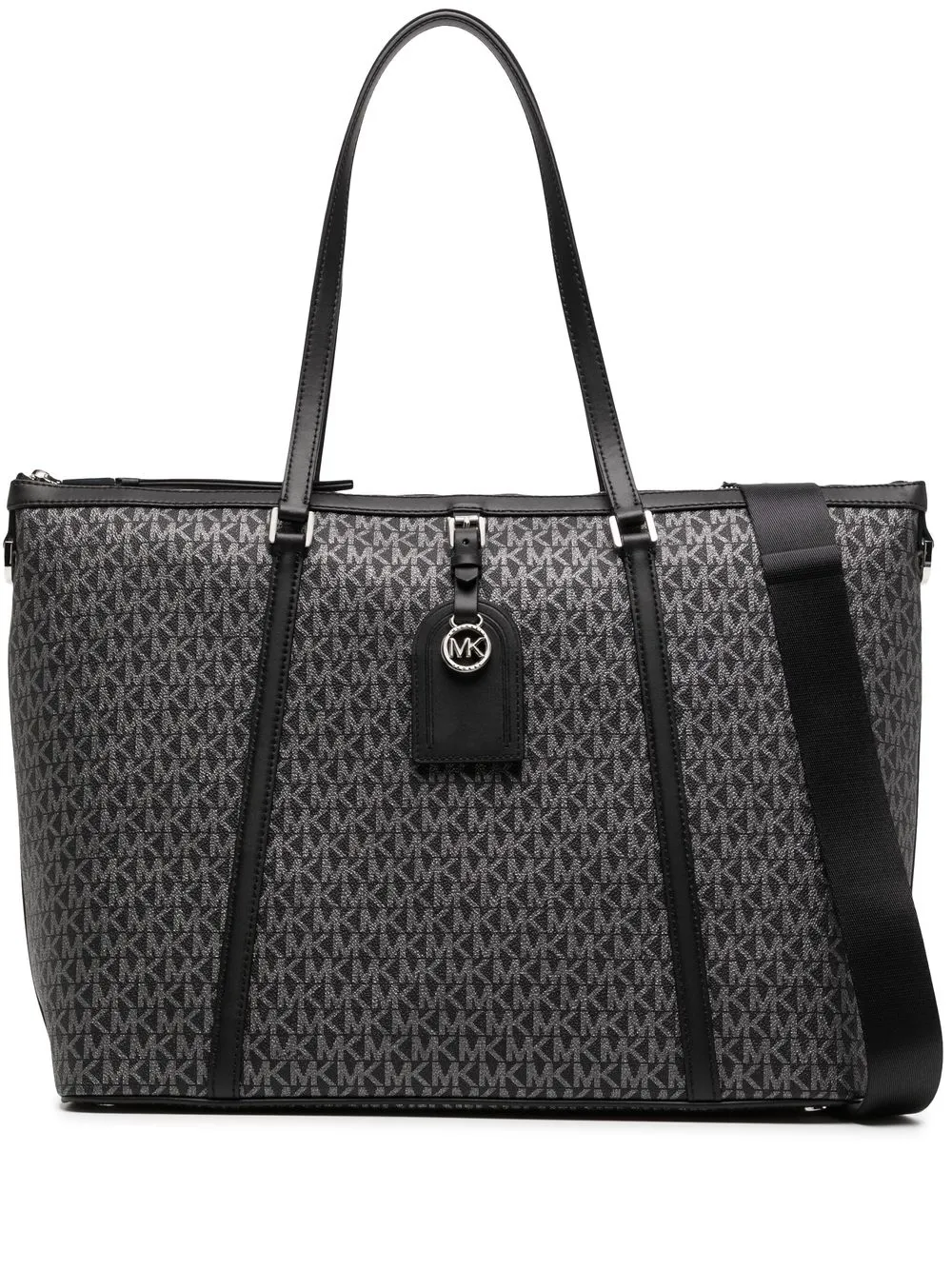 

Michael Michael Kors tote Heritage grande - Negro