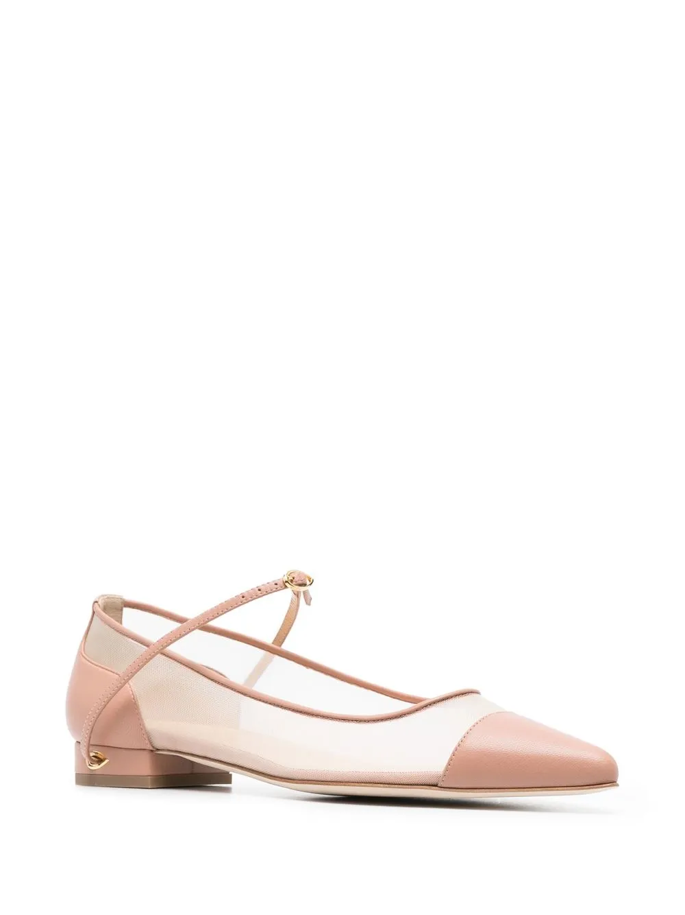 Jennifer Chamandi Lorenzo ballerina's met gesp - Beige