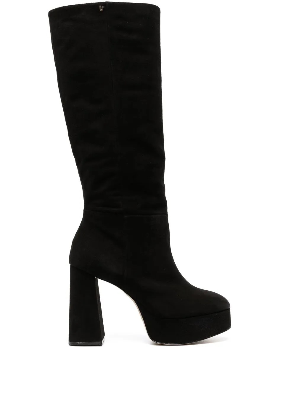 

Larroude Biba knee-length suede boots - Black