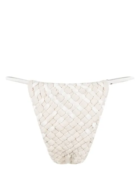 Isa Boulder weave-string bikini bottoms