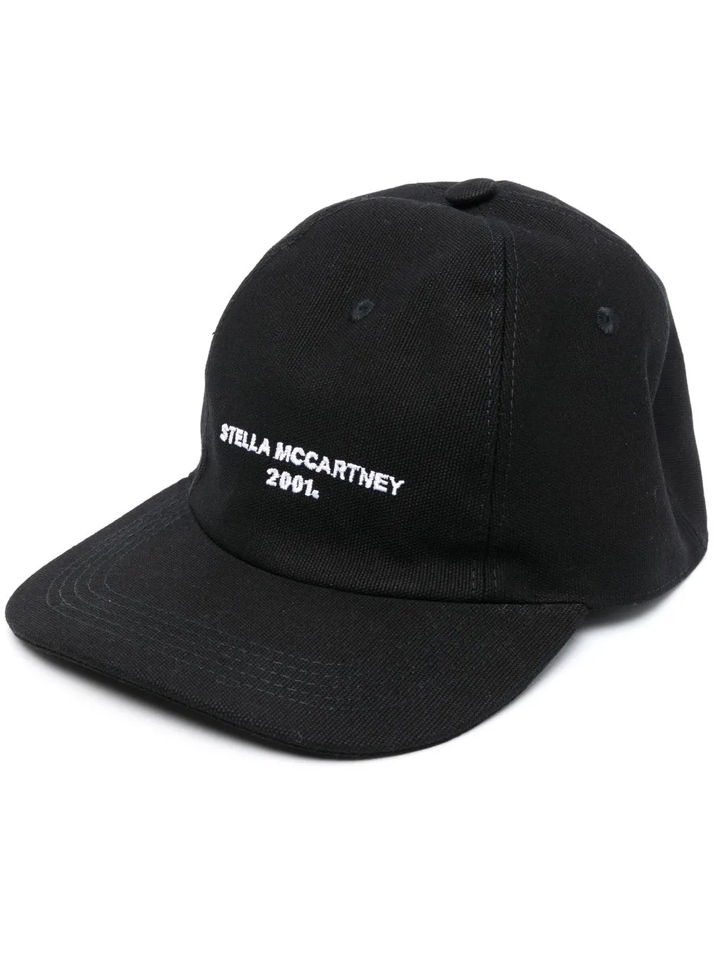 

Stella McCartney 2001 embroidered-logo detail baseball cap - Black