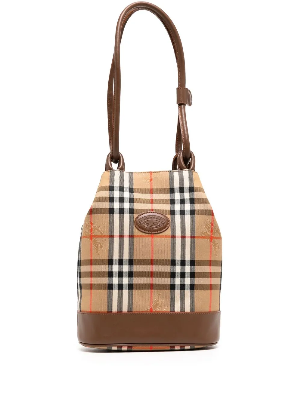 

Burberry Pre-Owned 1990-2000s House Check bucket bag - Brown