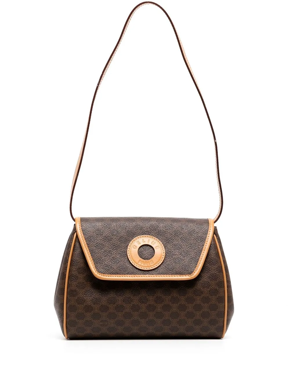 

Céline Pre-Owned 1990-2000s pre-owned Macadam Circle crossbody bag - Brown