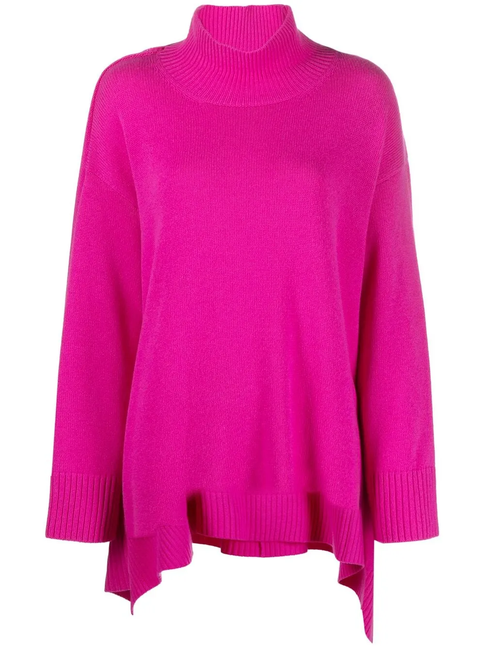 

Valentino draped roll-neck jumper - Rosado