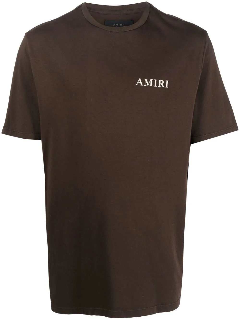 

AMIRI playera con logo estampado - Marrón