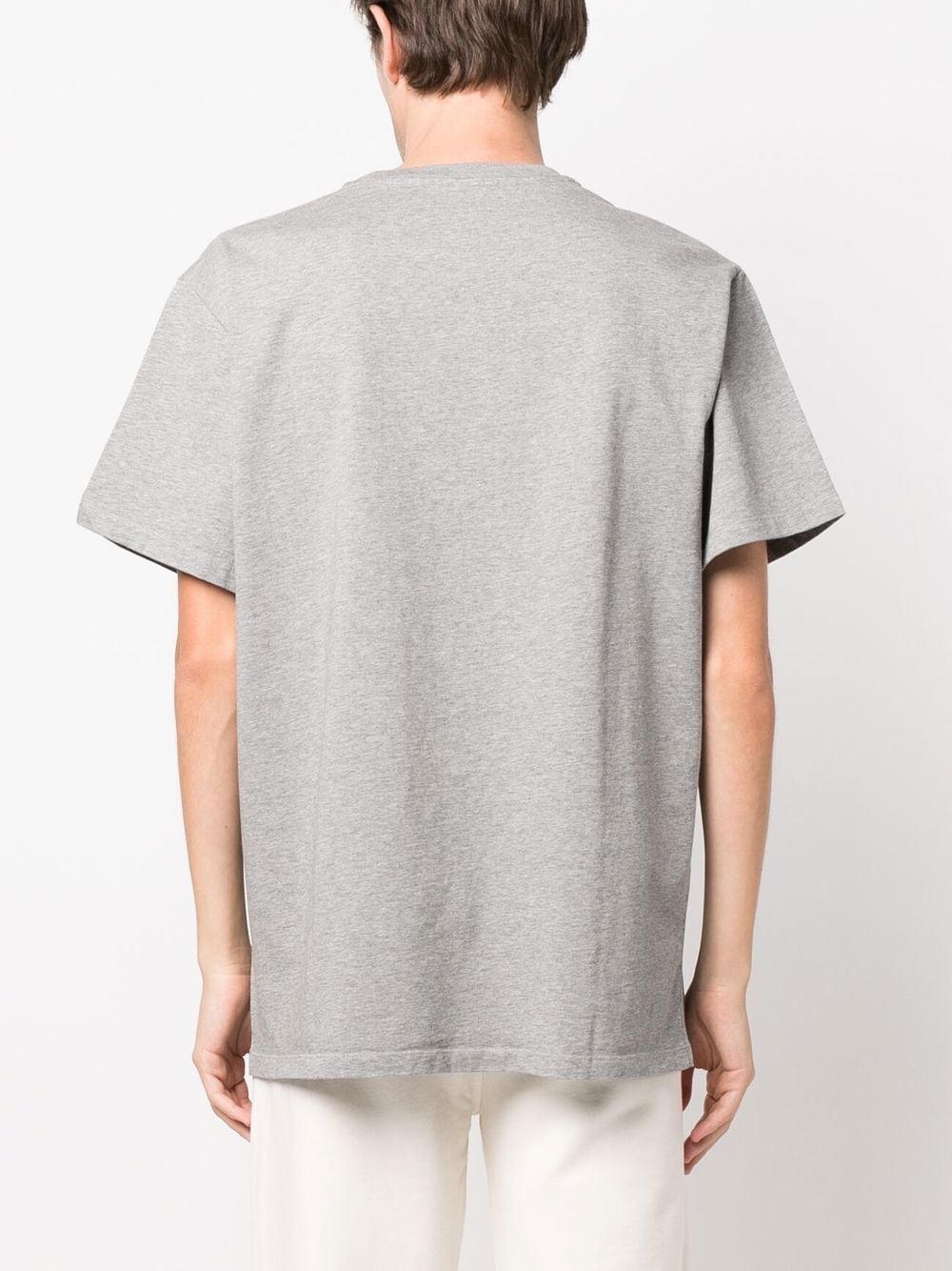 Shop Maison Kitsuné Graphic-print T-shirt In Grau