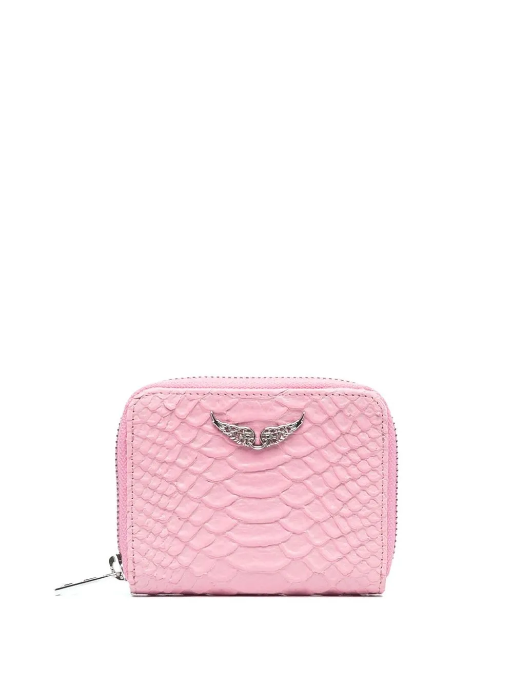 

Zadig&Voltaire crocodile-embossed wallet - Pink