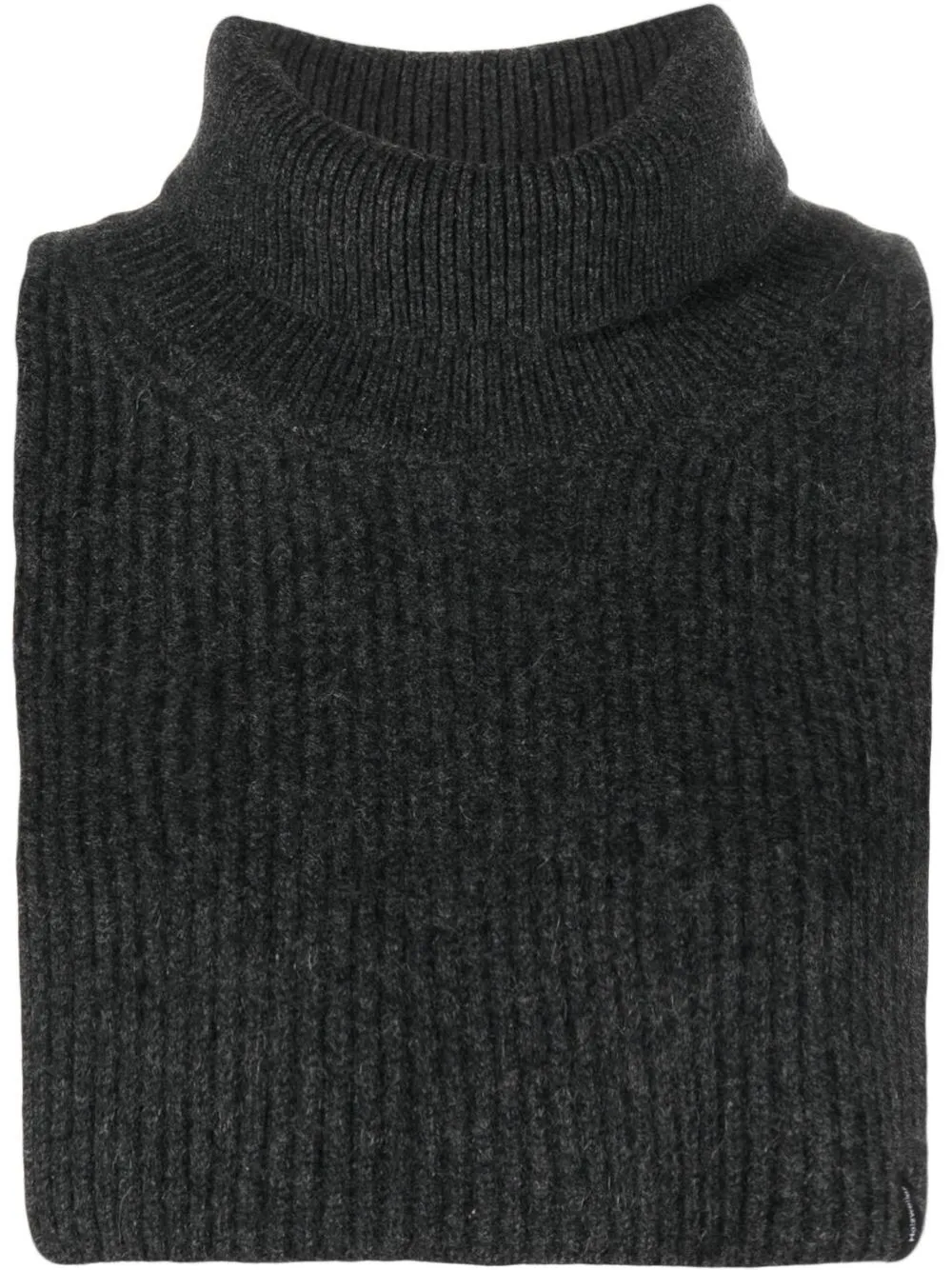 

Holzweiler ribbed-knit cashmere pull-on scarf - Grey