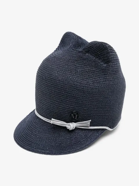 Maison Michel Jamie bow-detail cap
