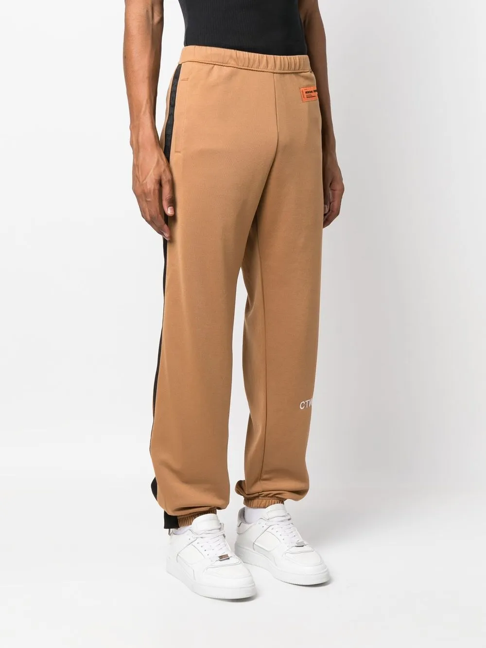 Shop Heron Preston Logo-patch Track Pants In 褐色