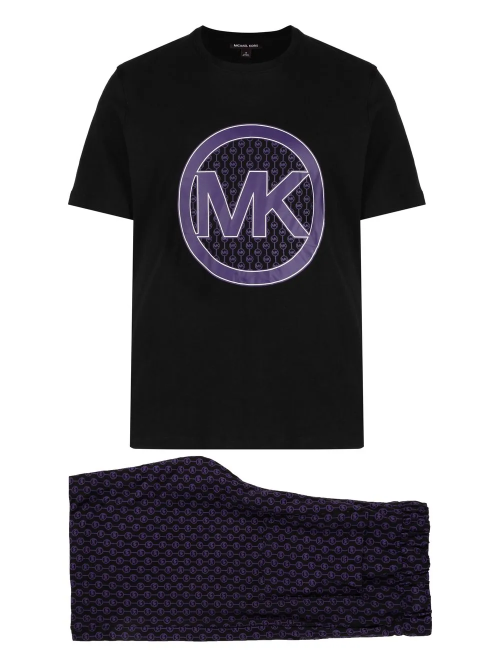 

Michael Kors playera con logo estampado - Negro