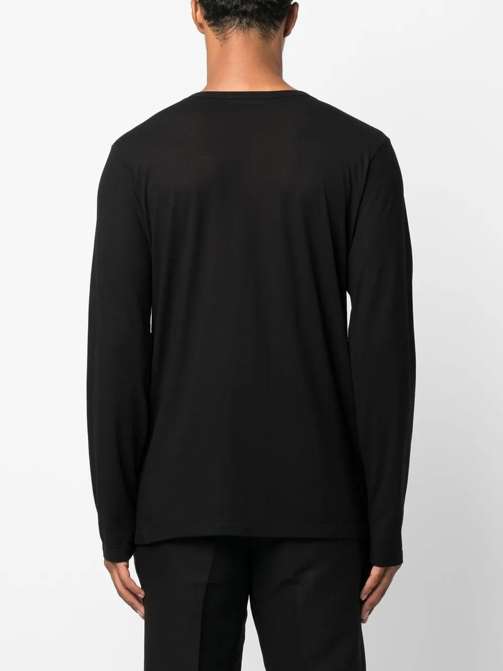 Jil Sander Crew Neck Cotton T-shirt In Schwarz