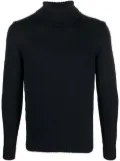 Zanone roll-neck knitted sweater - Blue