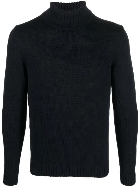 Zanone roll-neck knitted sweater 