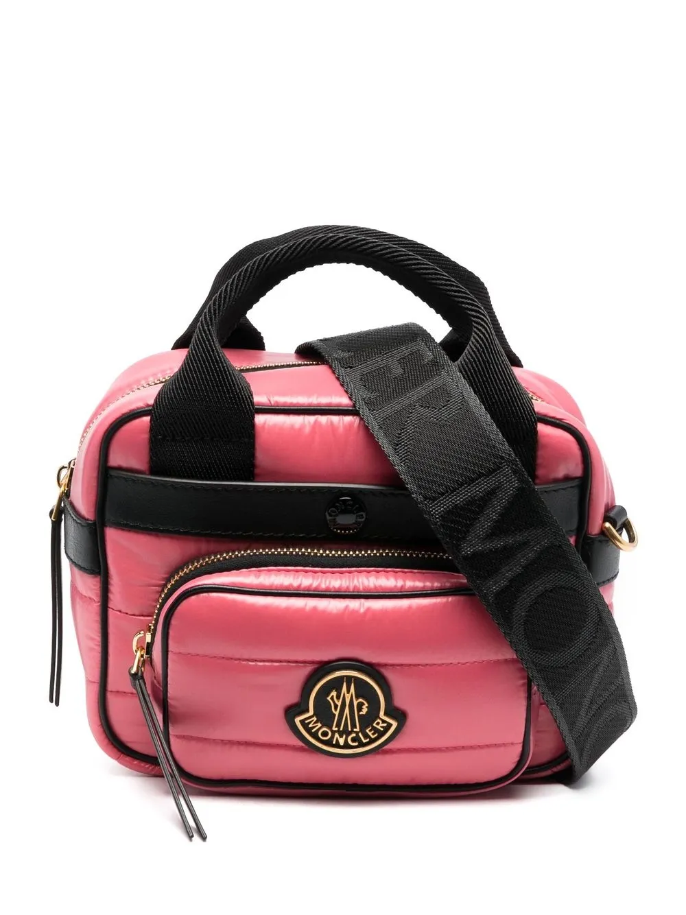 

Moncler tote con parche del logo - Rosado