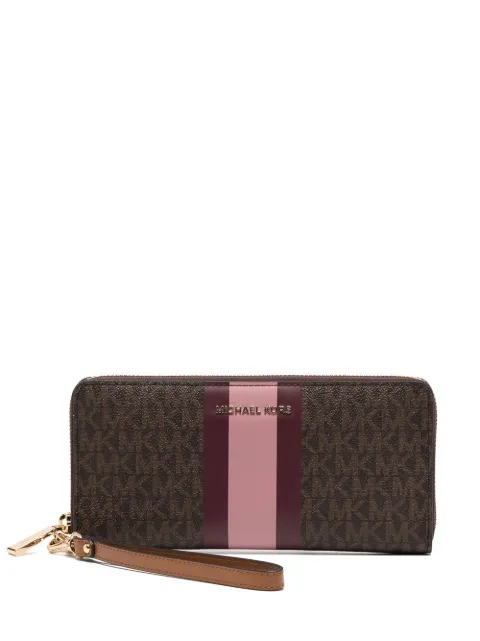 Jet Set zip-around continental wallet