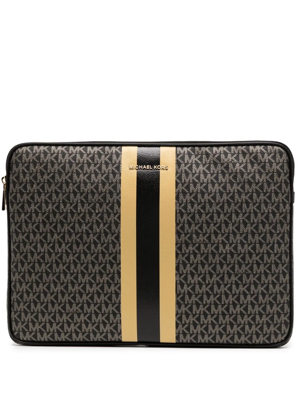 

Michael Michael Kors Jet Set logo-print laptop case - Black