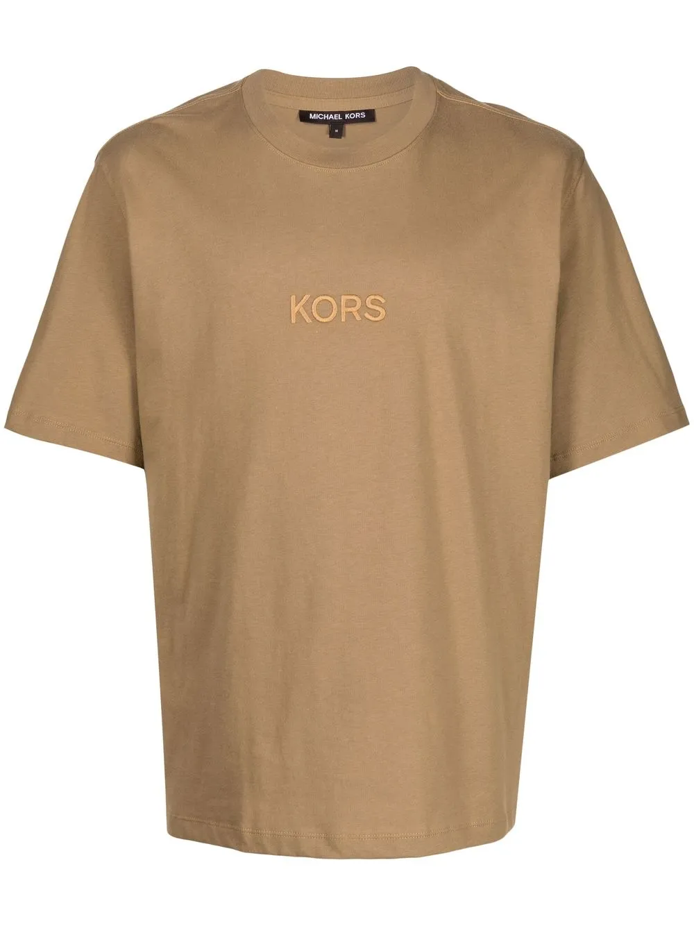 

Michael Kors logo-print detail T-shirt - Brown