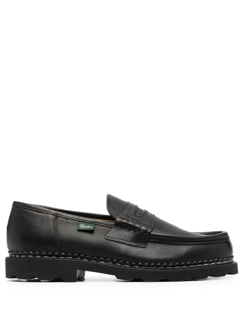 

Paraboot round toe leather loafers - Black