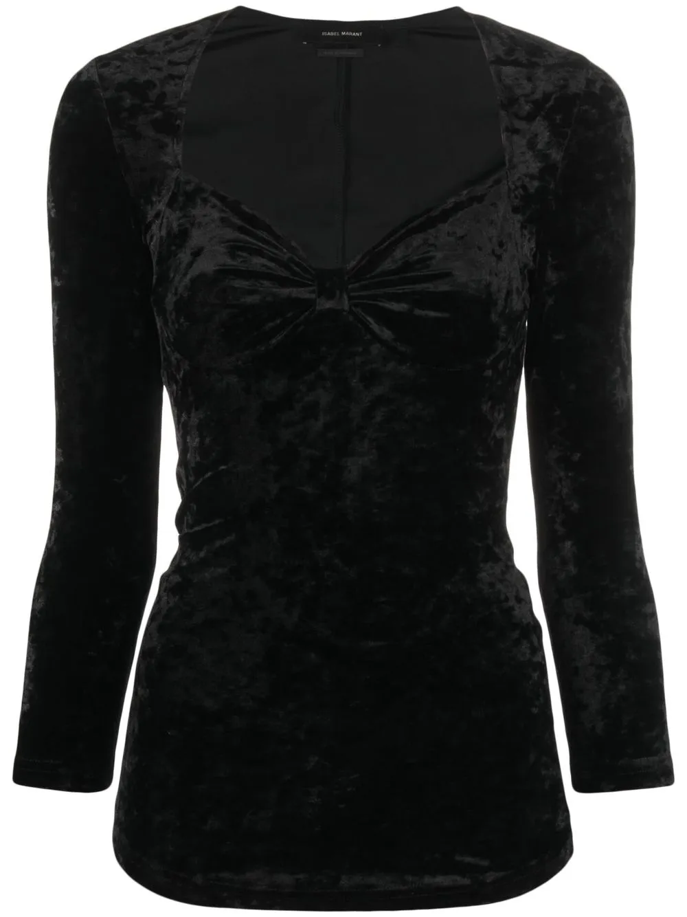 

Isabel Marant Gubaia velvet top - Black