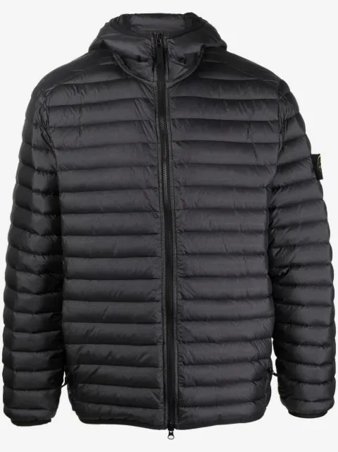 Stone Island quilted panelled down jacket