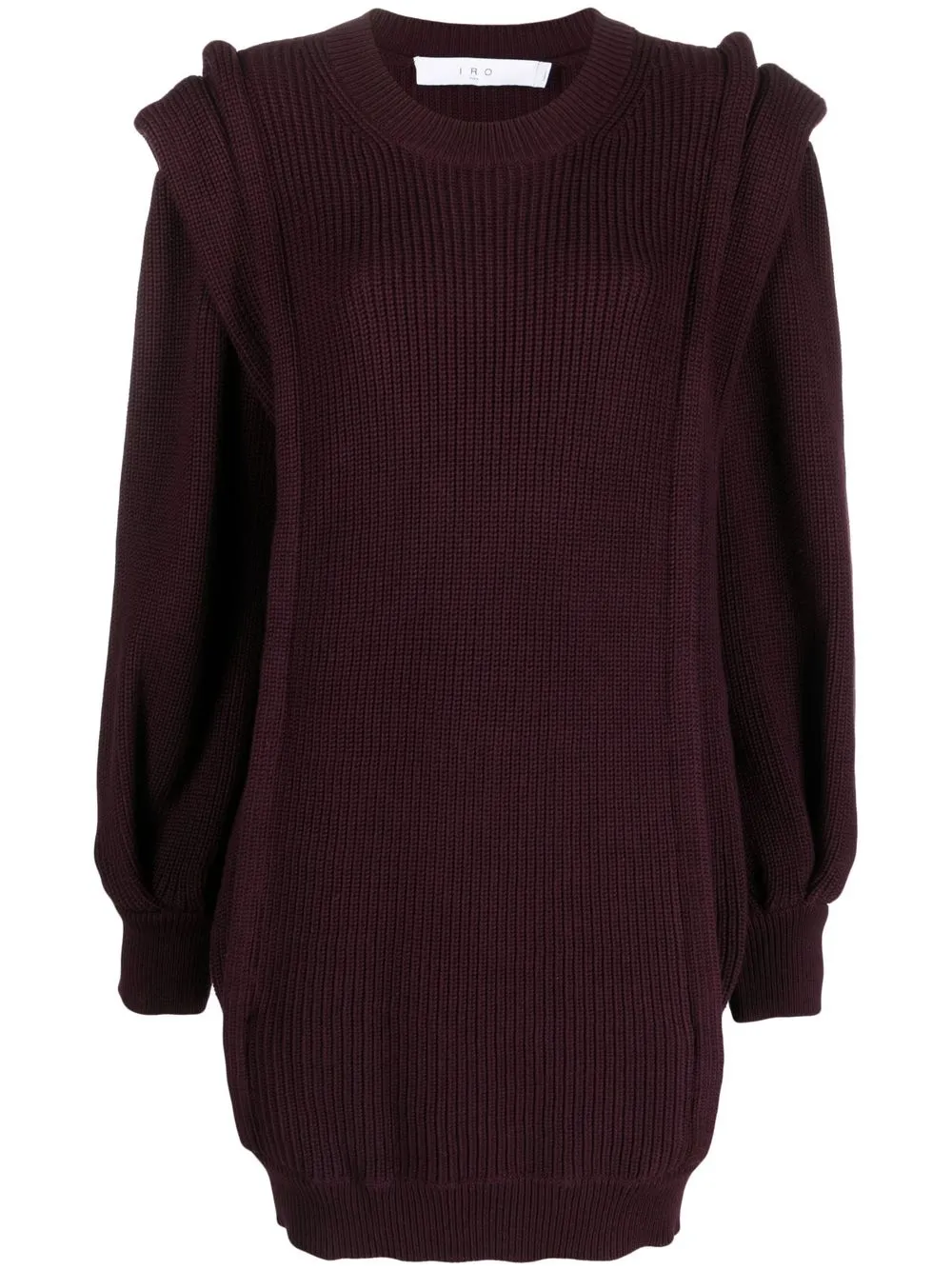 

IRO crew neck ribbed jumper - Purple