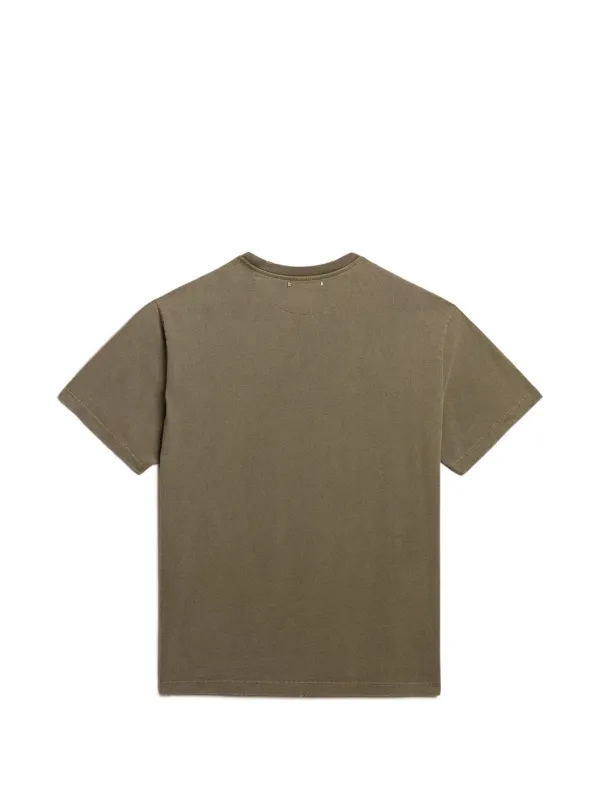 Golden Goose logo-print Cotton T-shirt | Green | FARFETCH EG