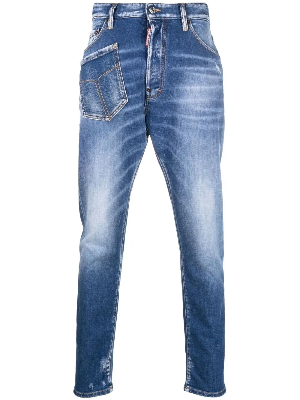 Dsquared2 Stonewashed Tapered slim-cut Jeans - Farfetch