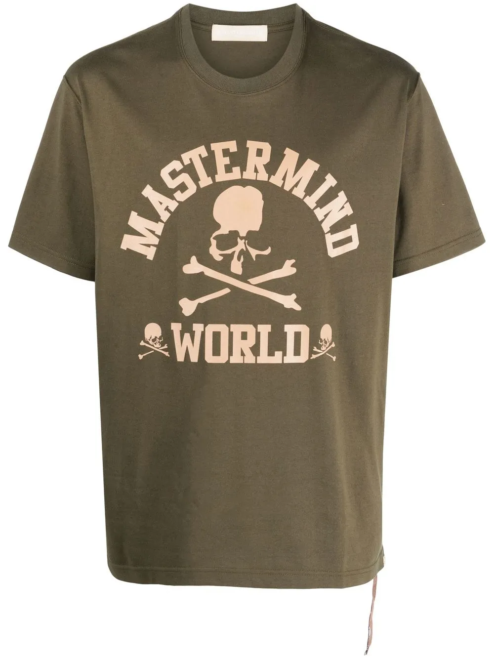 

Mastermind World logo-print T-shirt - Green