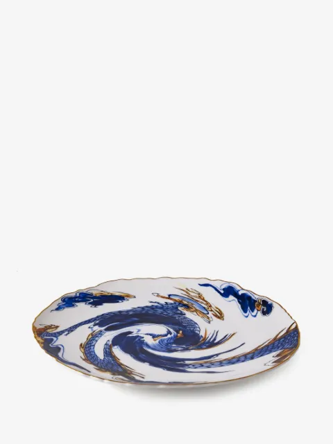 Seletti Classics on Acid Imari Dragon dinner plate