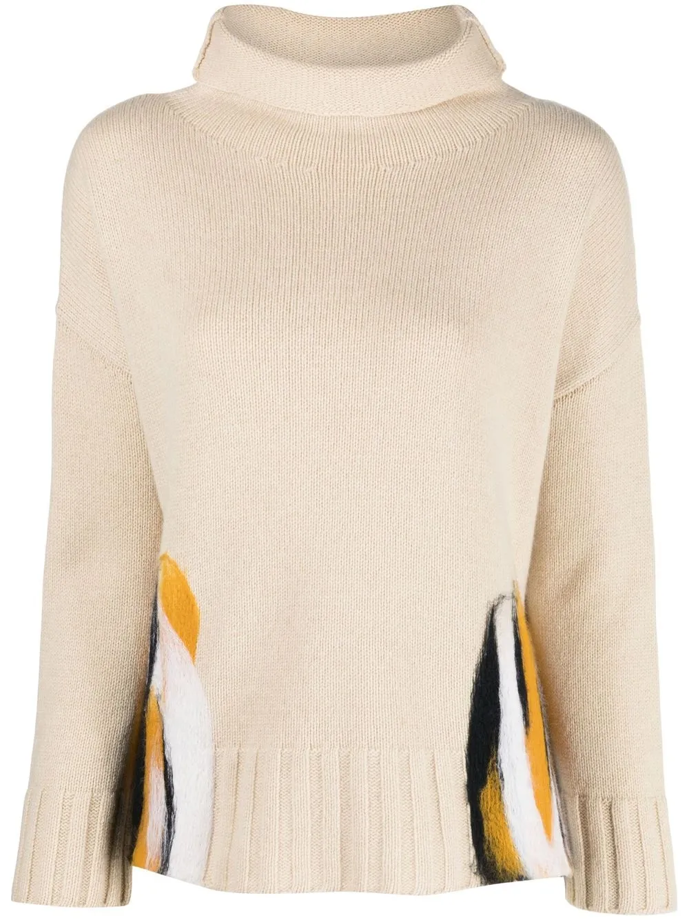 

PierAntonioGaspari roll-neck chunky-knit jumper - Neutrals