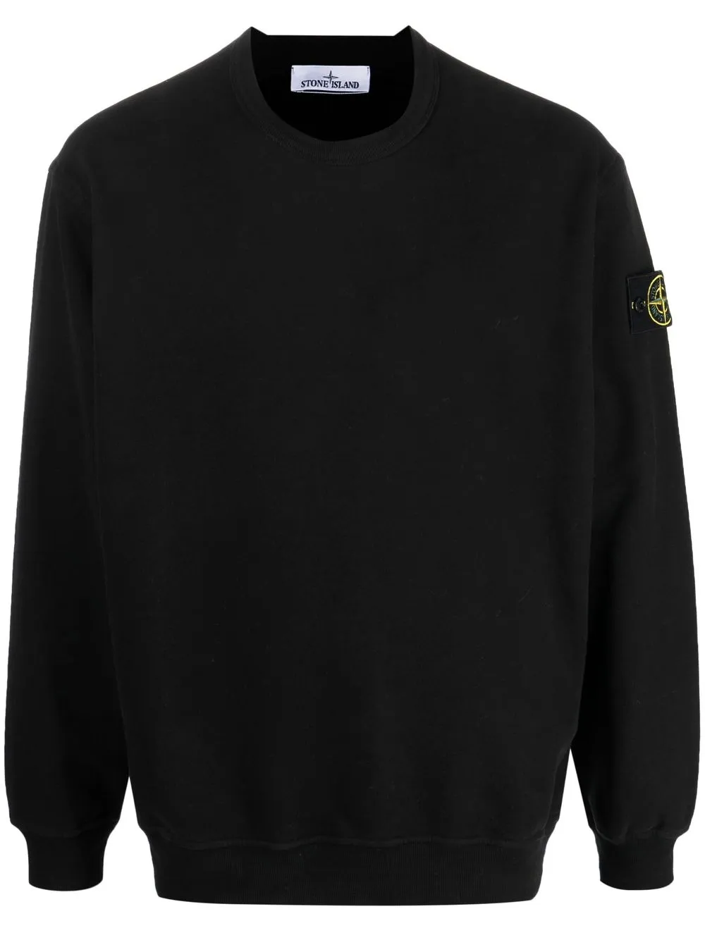 

Stone Island Compass-patch crew-neck sweatshirt - Black
