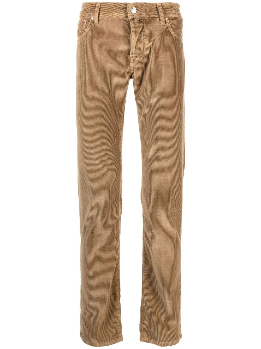 

Jacob Cohën corduroy straight leg trousers - Brown