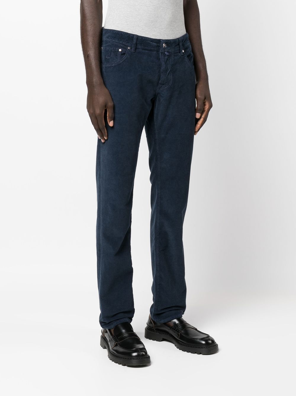 Jacob Cohën Corduroy Straight Leg Trousers - Farfetch