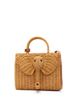 Elephant discount wicker bag