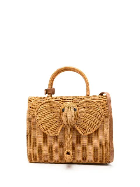 SERPUI Bolsa Stacy Elephant de vime