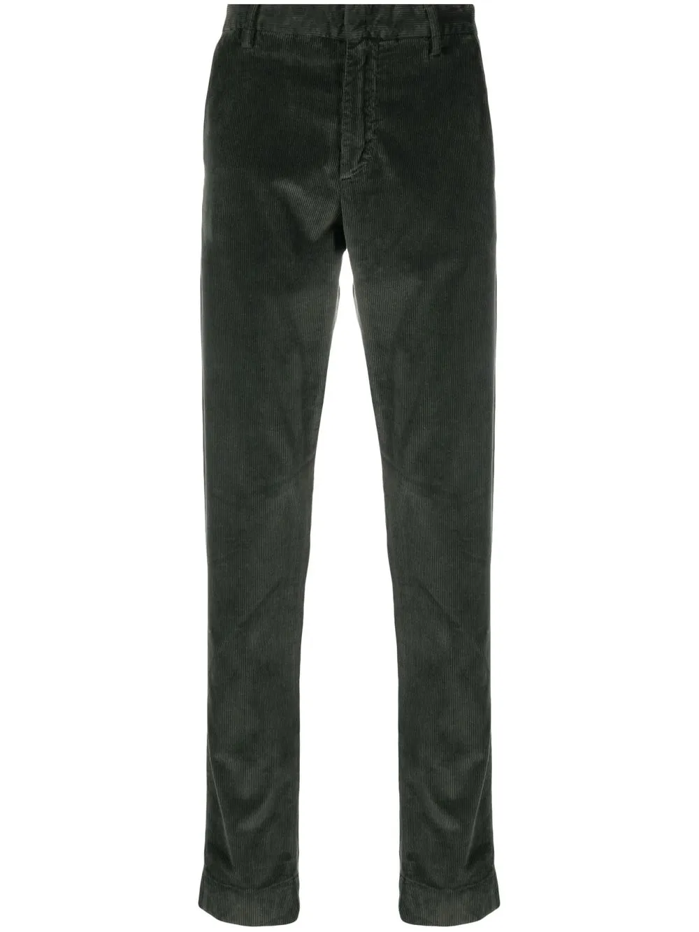 

Hand Picked straight-leg corduroy trousers - Green